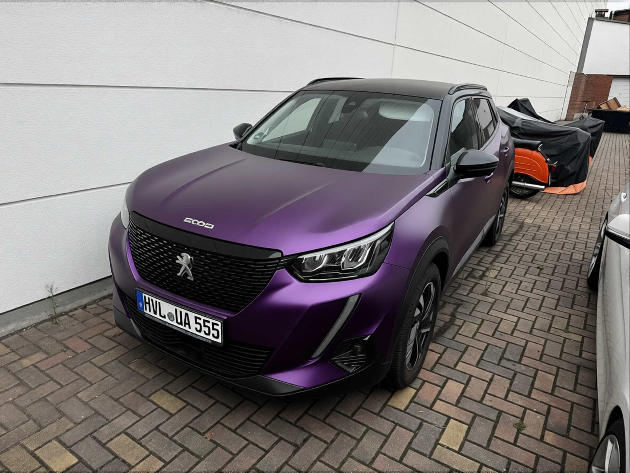 Preview Car 10 rendered in Midnight Purple matte paint
