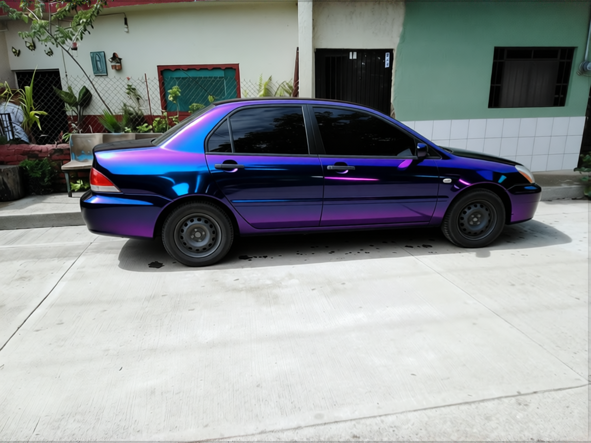 Mitsubishi Asx en Super Gloss Spectrum gloss wrap