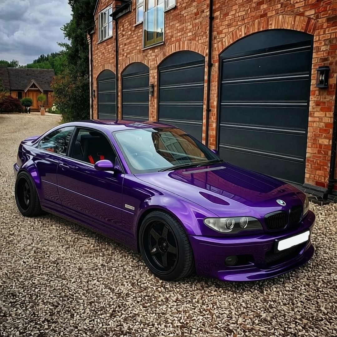 Preview Car 6 rendered in Midnight Purple gloss paint