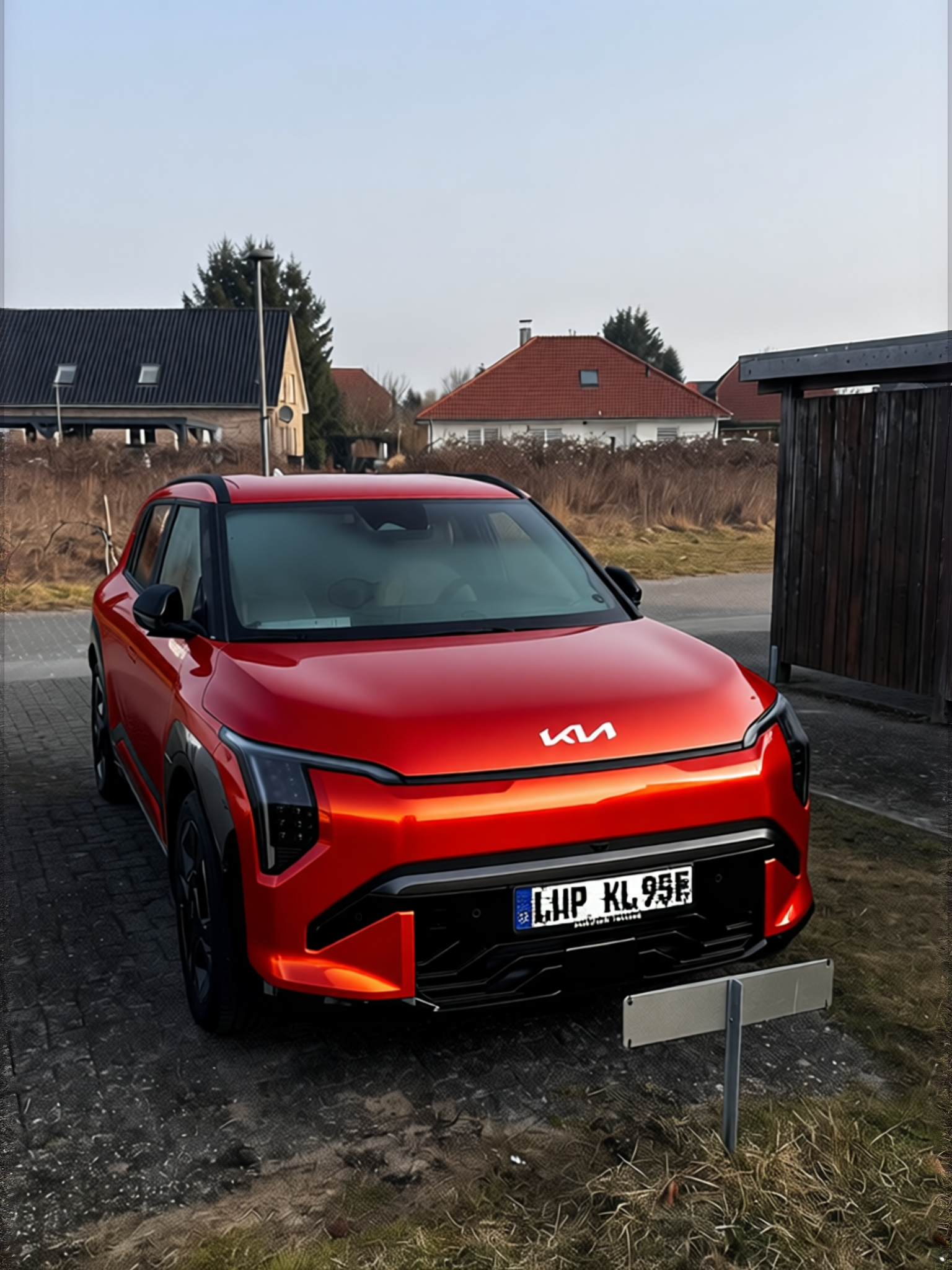 Preview Car 22 rendered in Gloss Dragon Fire Red gloss wrap