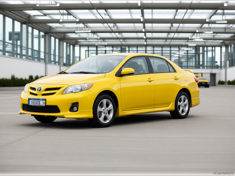 Preview Car 7 rendered in Racing Yellow gloss paint