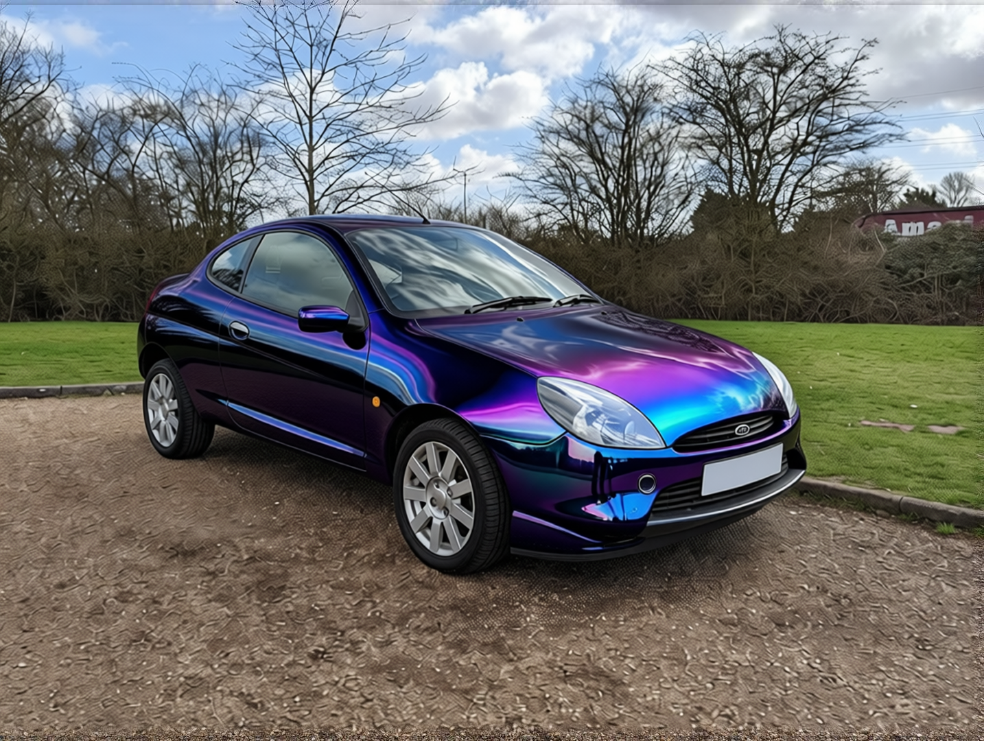 Preview Car 5 rendered in Super Gloss Spectrum gloss wrap