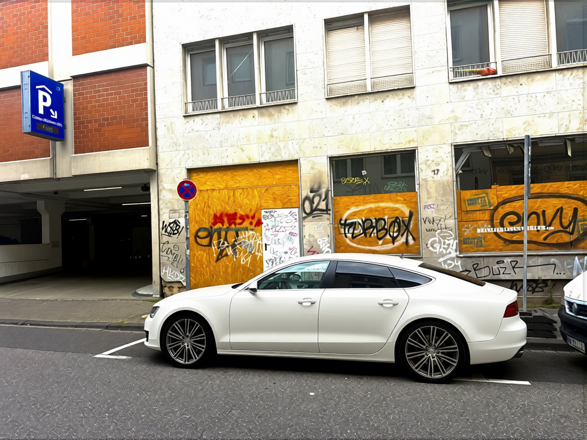 Preview Car 6 rendered in Pearl White gloss paint