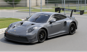 Preview Car 8 rendered in Nardo Grey gloss paint