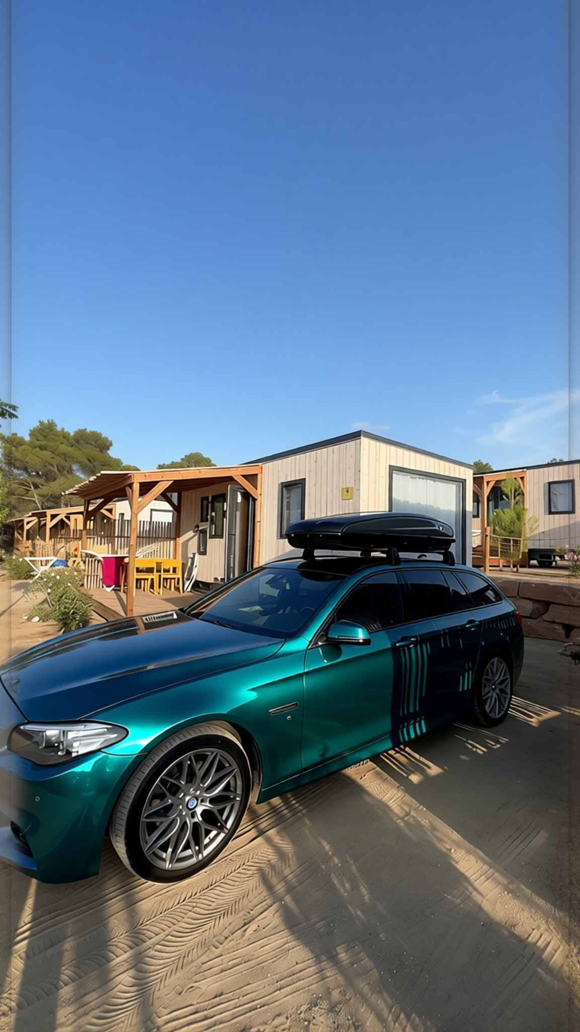 Preview Car 7 rendered in Super Gloss Era Green gloss wrap