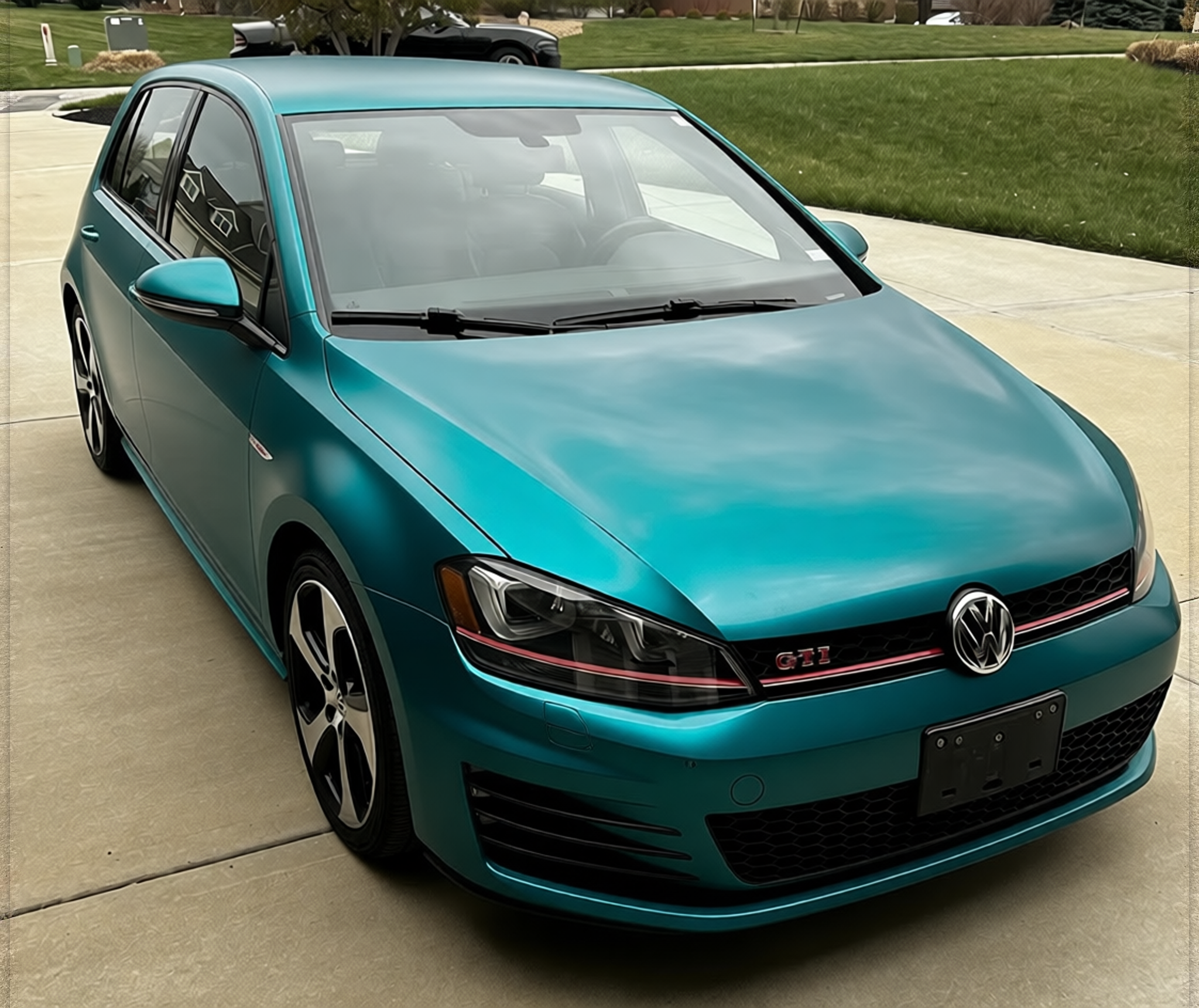 Preview Car 1 rendered in Super Gloss Era Green gloss wrap