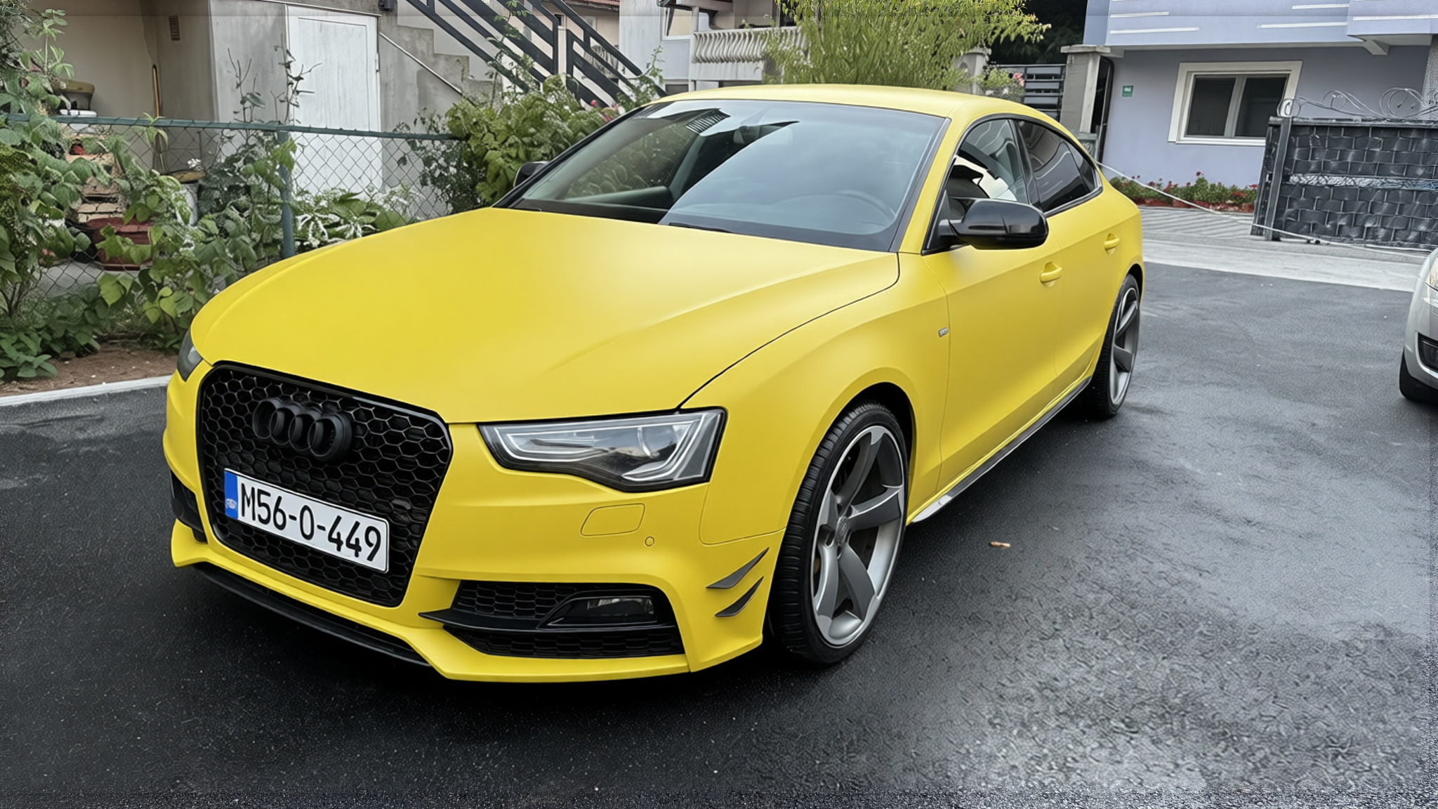 Preview Car 2 rendered in Racing Yellow matte paint