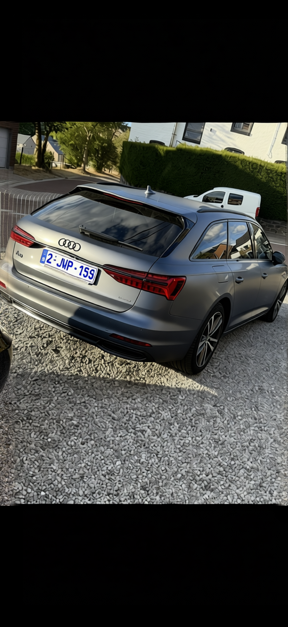Preview Car 6 rendered in Shadow Black matte wrap