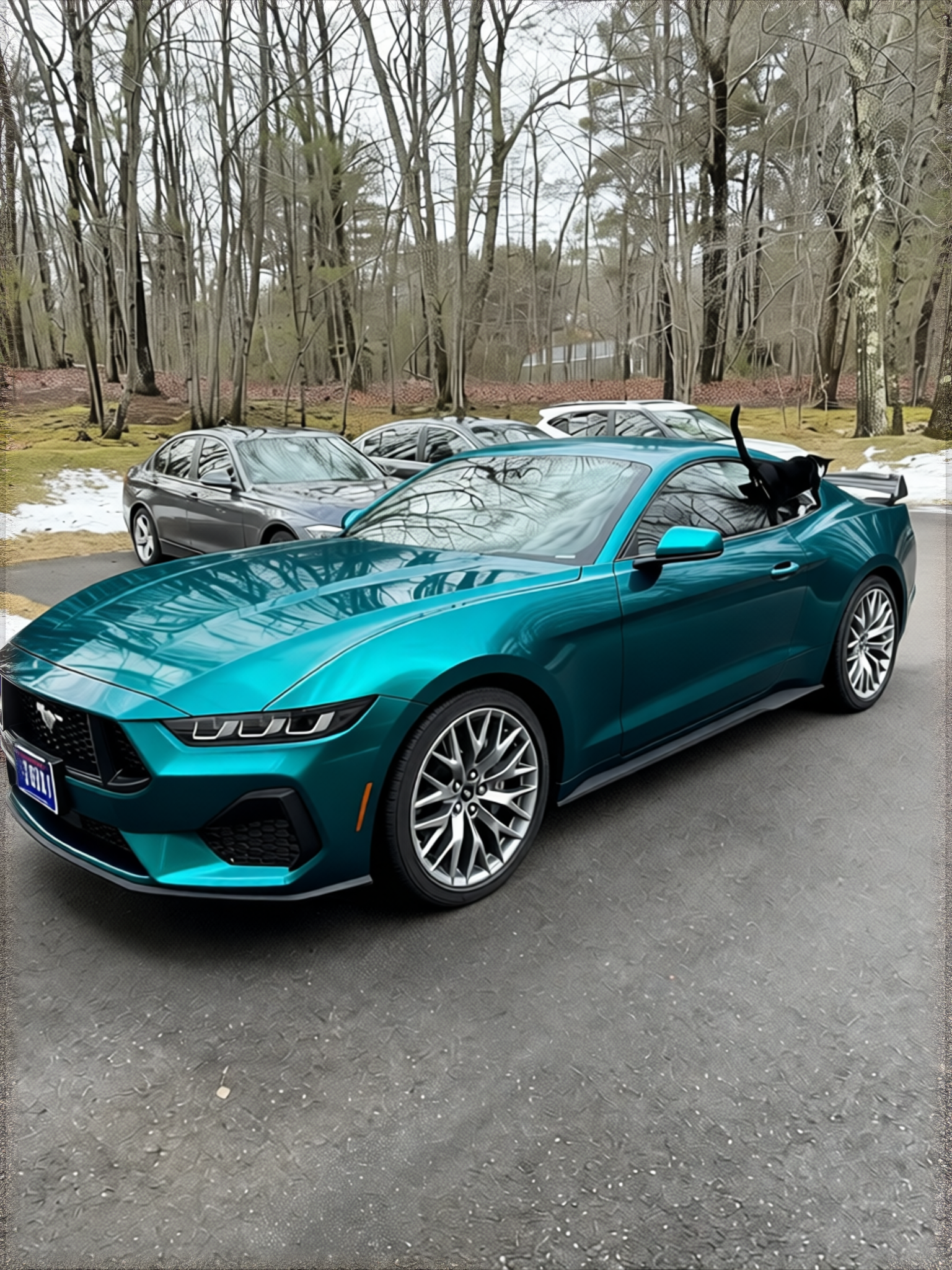 Preview Car 1 rendered in Super Gloss Era Green gloss wrap