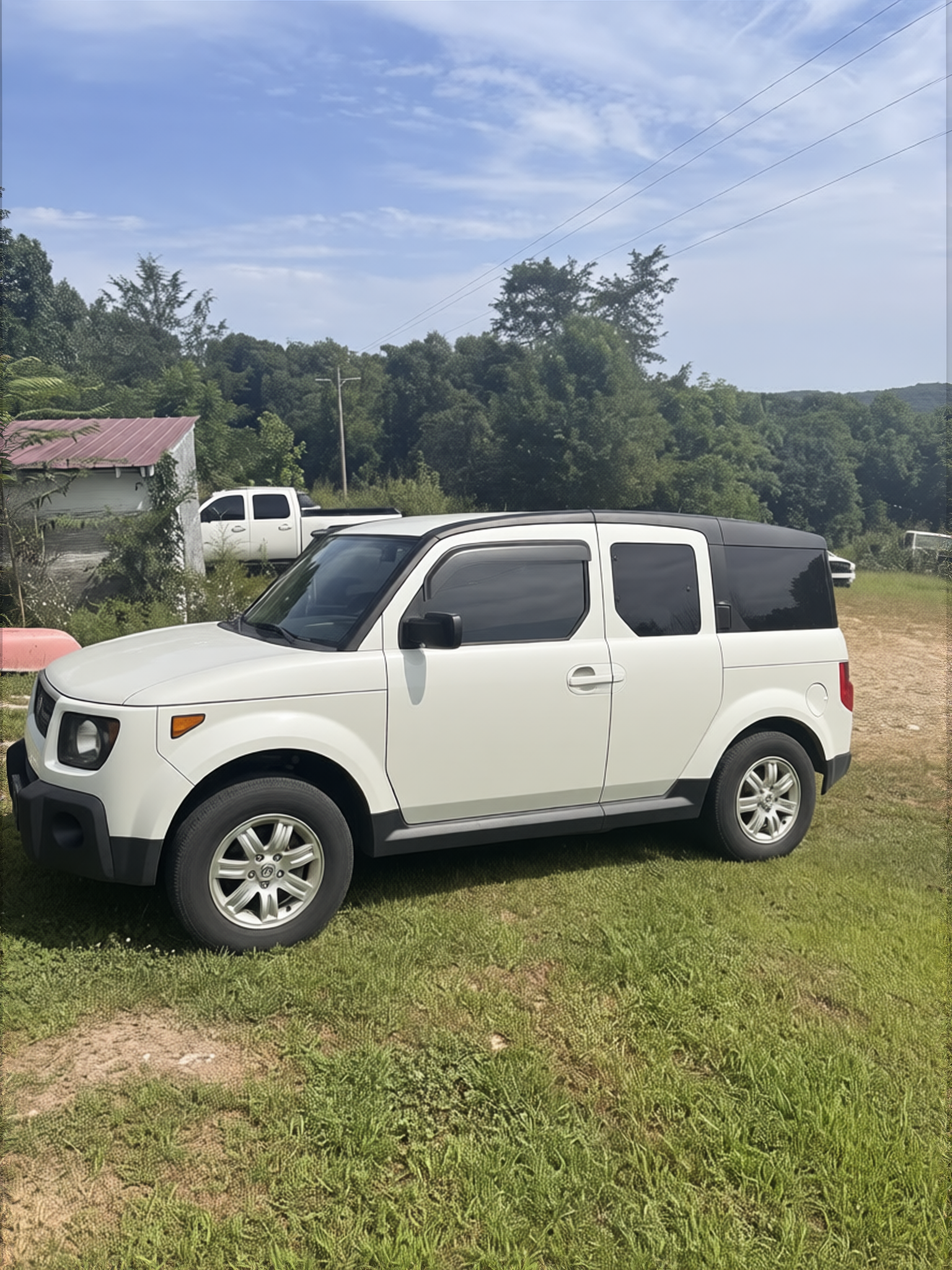 Preview Car 2 rendered in Pearl White gloss paint