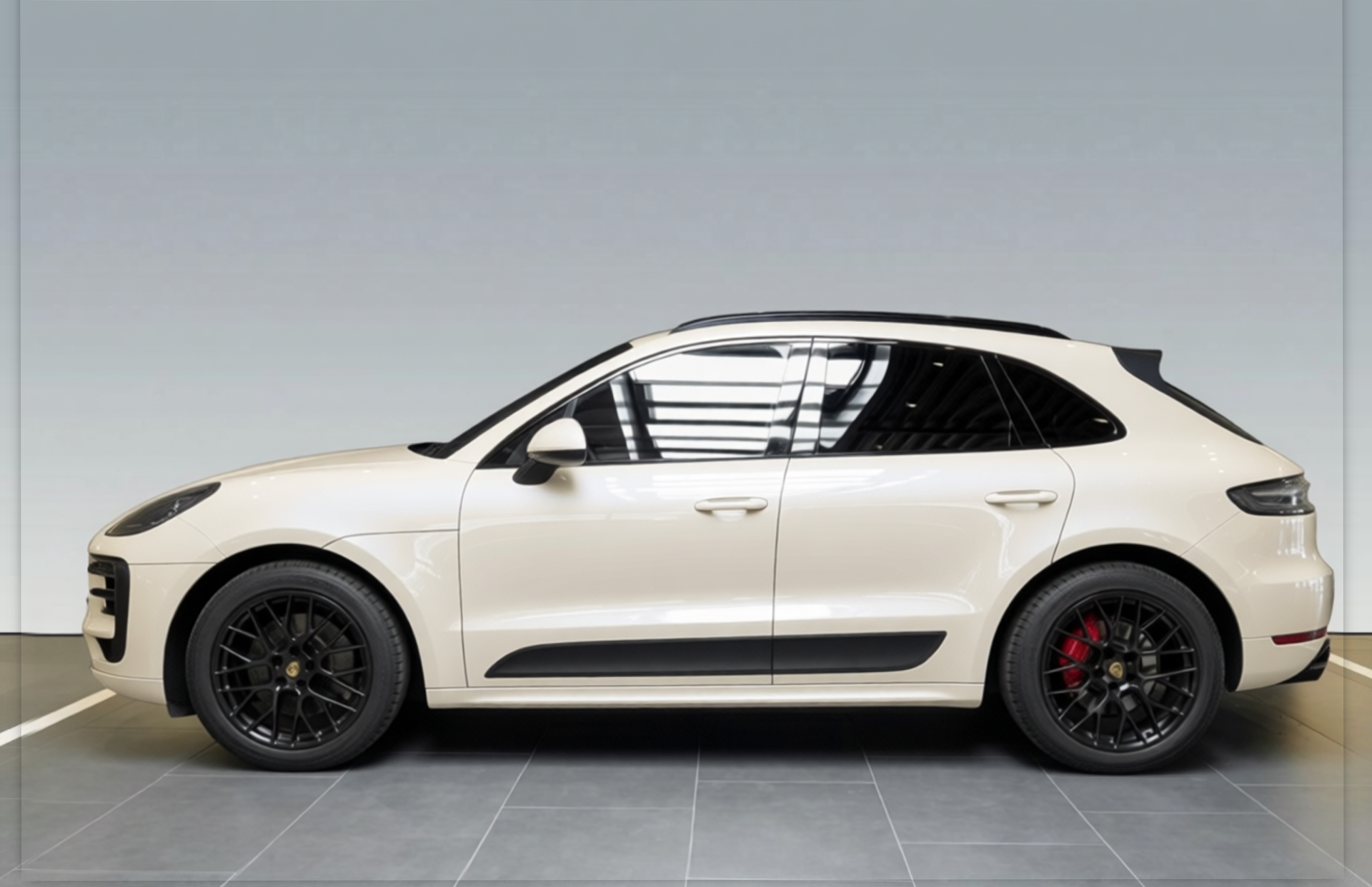 Preview Car 9 rendered in Pearl White gloss paint