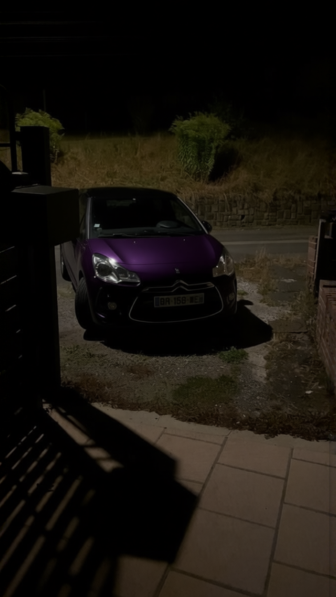 Citroën DS3 en Midnight Purple gloss paint