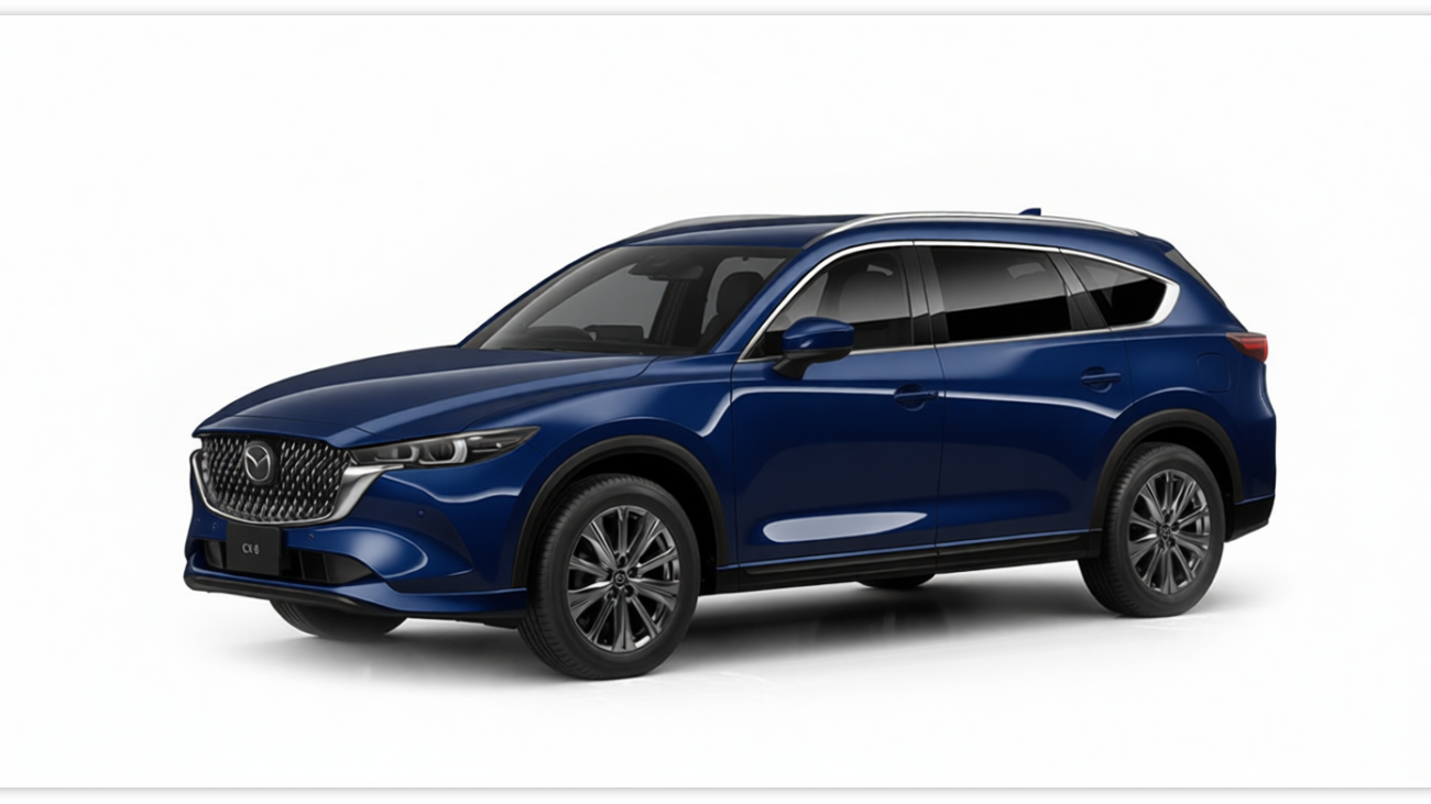 Preview Car 1 rendered in Deep Navy gloss paint
