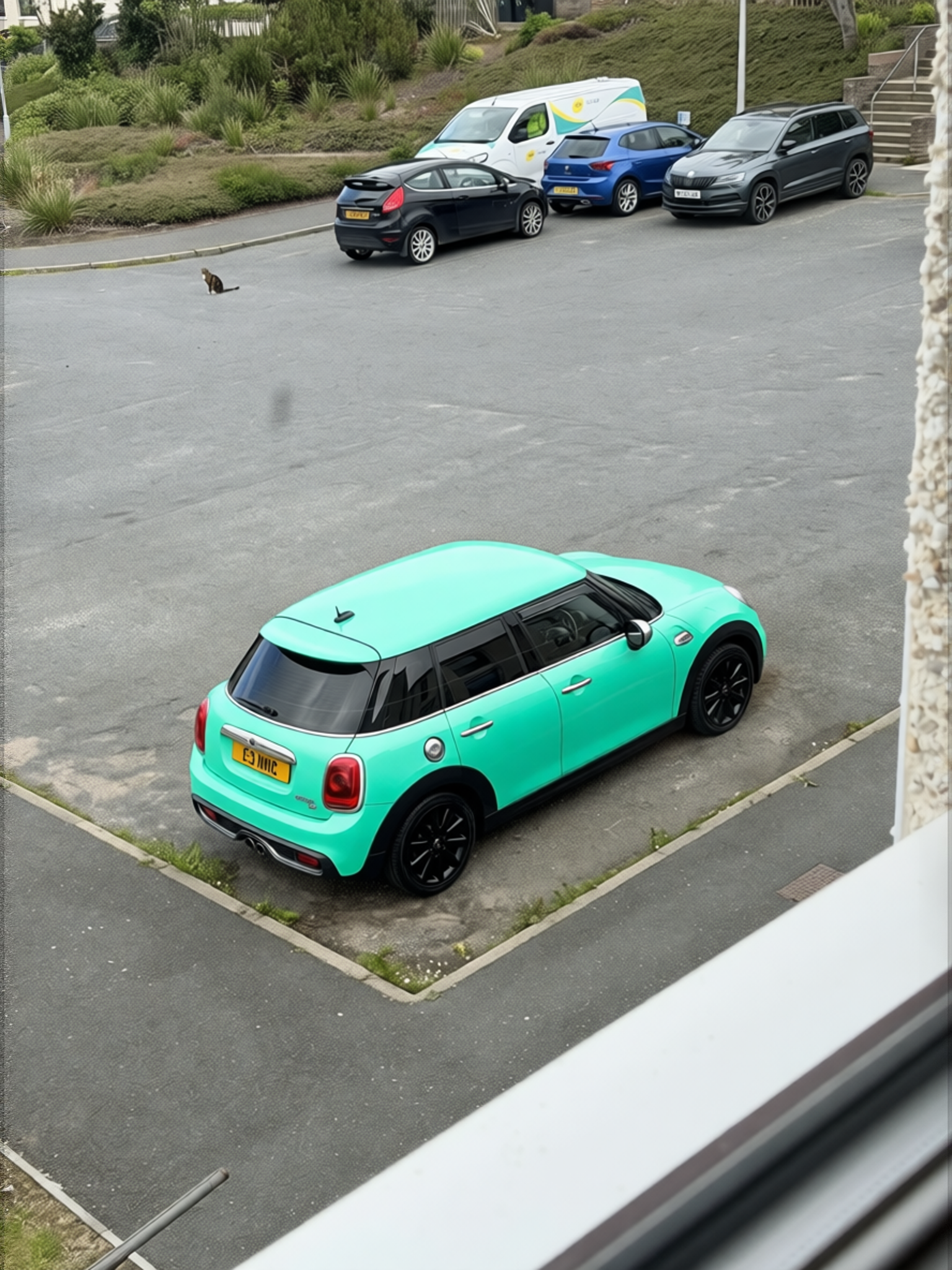 Preview Car 6 rendered in Super Gloss LB Tiffany Blue gloss wrap