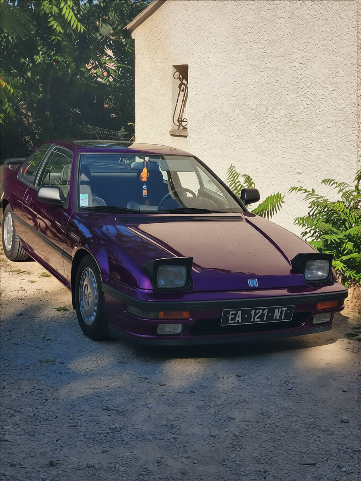 Preview Car 11 rendered in Midnight Purple gloss paint