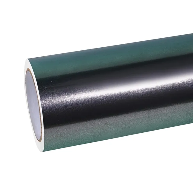 Texture du film covering Ravoony Glossy Diamond Micro Celadon Green · Specced