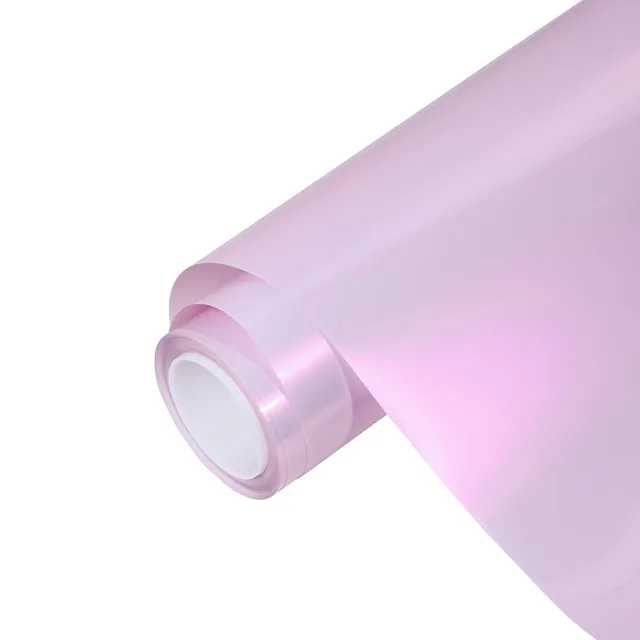 Ravoony Glossy Flower Pink vinyl wrap film texture · Specced