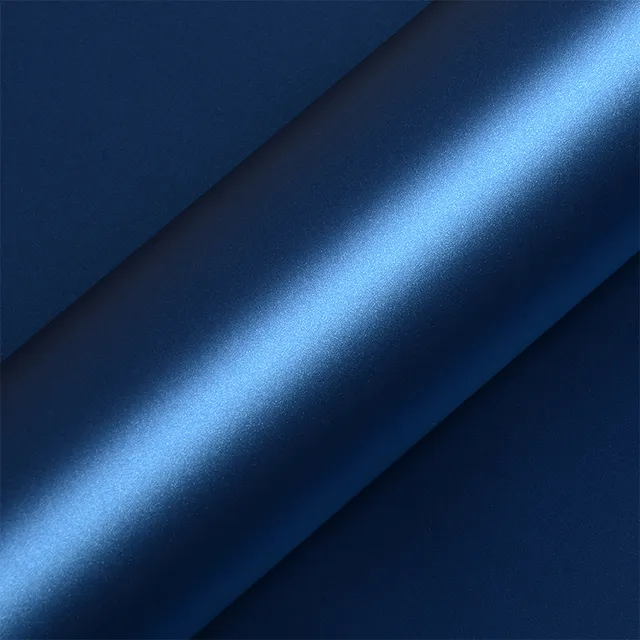 Texture du film covering HEXIS Satin Celestial Blue Metallic · Specced