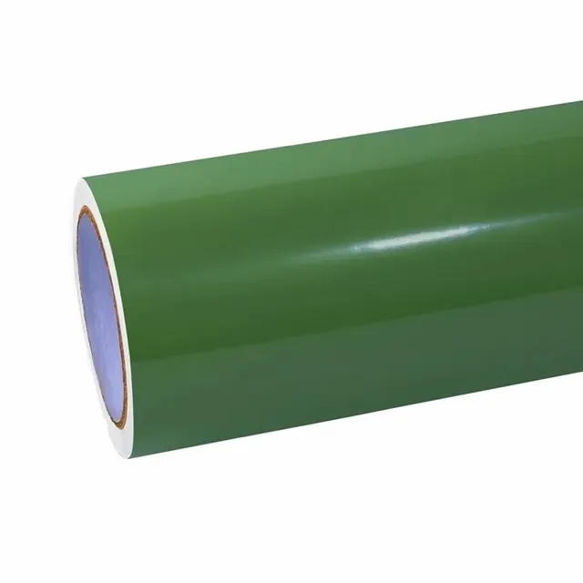 Texture du film covering Ravoony Porsche Gloss Olive Green · Specced