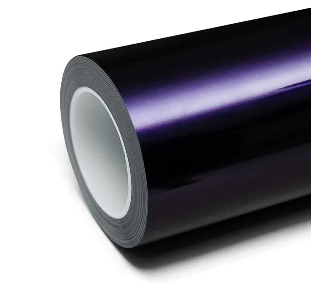 Texture du film covering Inozetek Super Gloss Metallic Midnight Purple · Specced