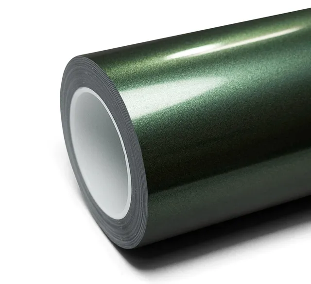 Texture du film covering Inozetek Super Gloss Metallic Racing Green · Specced