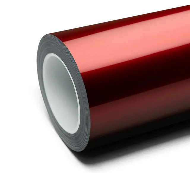 Texture du film covering Inozetek Super Gloss Metallic Vampire Red · Specced