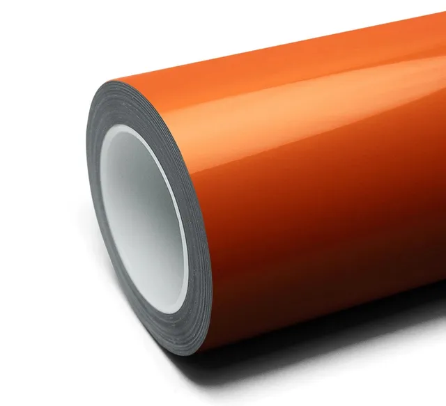 Inozetek Super Gloss Pearl Marigold Orange vinyl wrap film texture · Specced