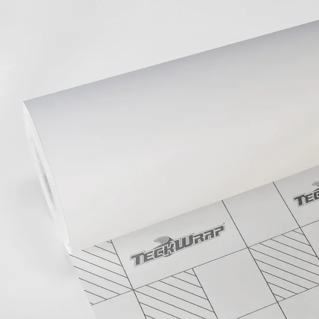 TeckWrap Alaska White vinyl wrap film texture · Specced