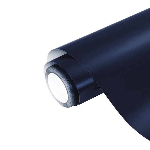 Ravoony Ultra Matte Black Blue vinyl wrap film texture · Specced